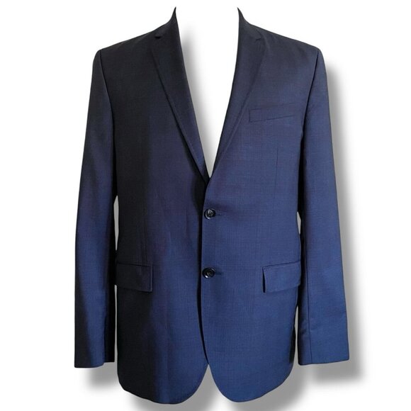 Ted Baker Other - Ted Baker Endurance Jay Blazer Sz 42R Charcoal Gray Plaid Two Button Sport Coat